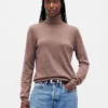Pull à col roulé 100 % laine mérinos