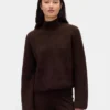 Pull à col roulé CashSoft en maille « shaker »