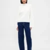 Pull à col roulé CashSoft en maille « shaker »
