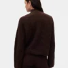 Pull à col roulé CashSoft en maille « shaker »