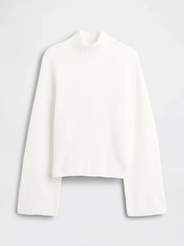 Pull à col roulé CashSoft en maille « shaker »