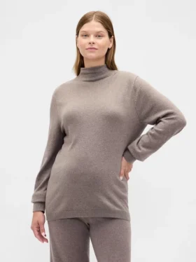 Pull à col roulé CashSoft pour femmes enceintes