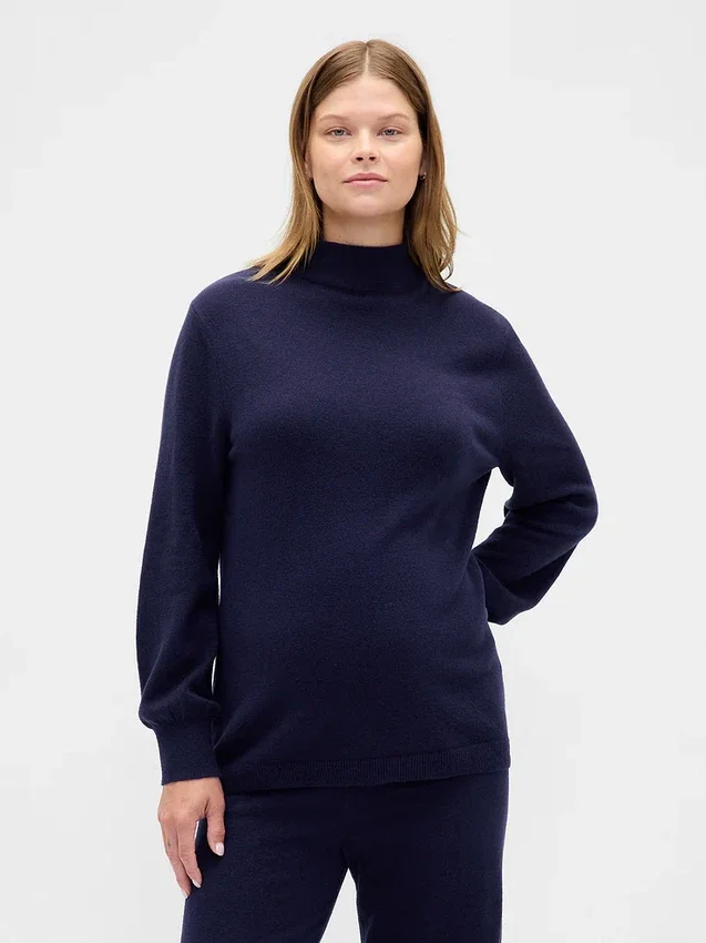 Pull à col roulé CashSoft pour femmes enceintes