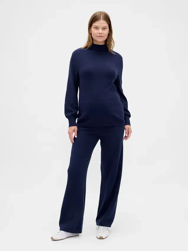 Pull à col roulé CashSoft pour femmes enceintes