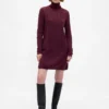 Pull à col roulé en maille pointelle CashSoft