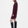 Pull à col roulé en maille pointelle CashSoft
