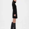 Pull à col roulé en maille Pointelle CashSoft