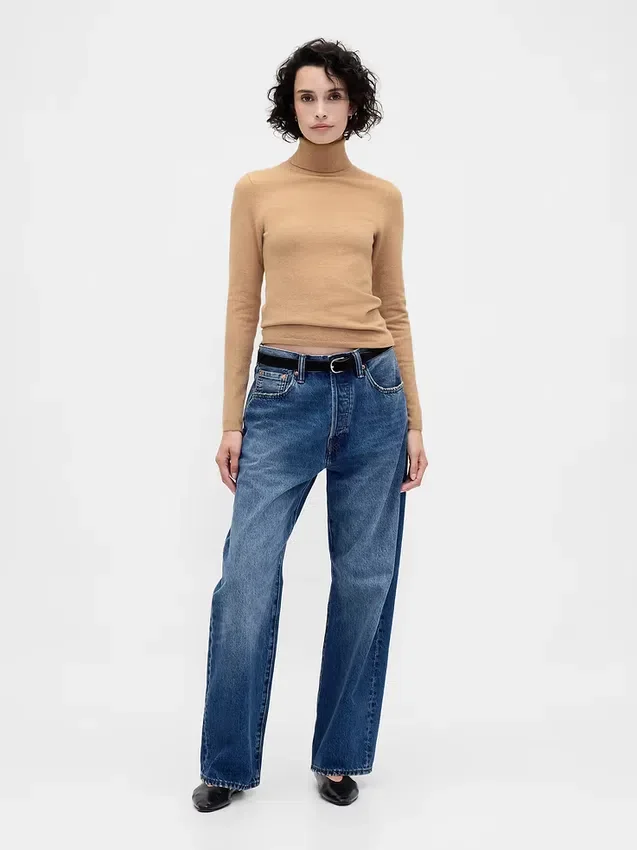 Pull à col roulé extensible CashSoft