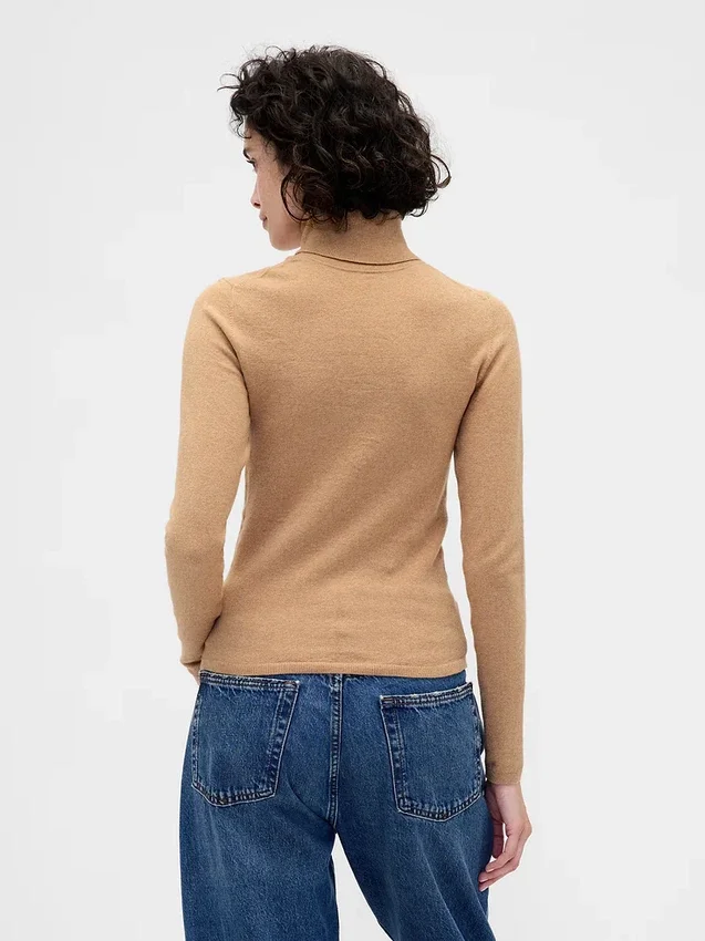 Pull à col roulé extensible CashSoft