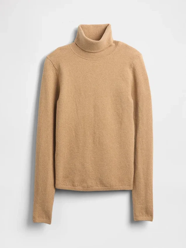 Pull à col roulé extensible CashSoft