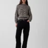 Pull à col roulé oversize 100 % coton