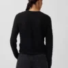 Pull court en pointelle 100 % coton