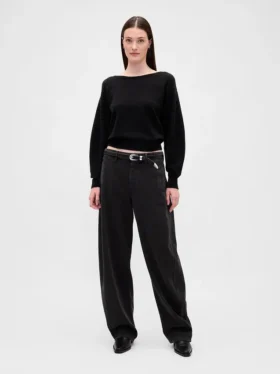 Pull court à manches lanternes extensible CashSoft