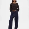 Pull court à manches lanternes extensible CashSoft