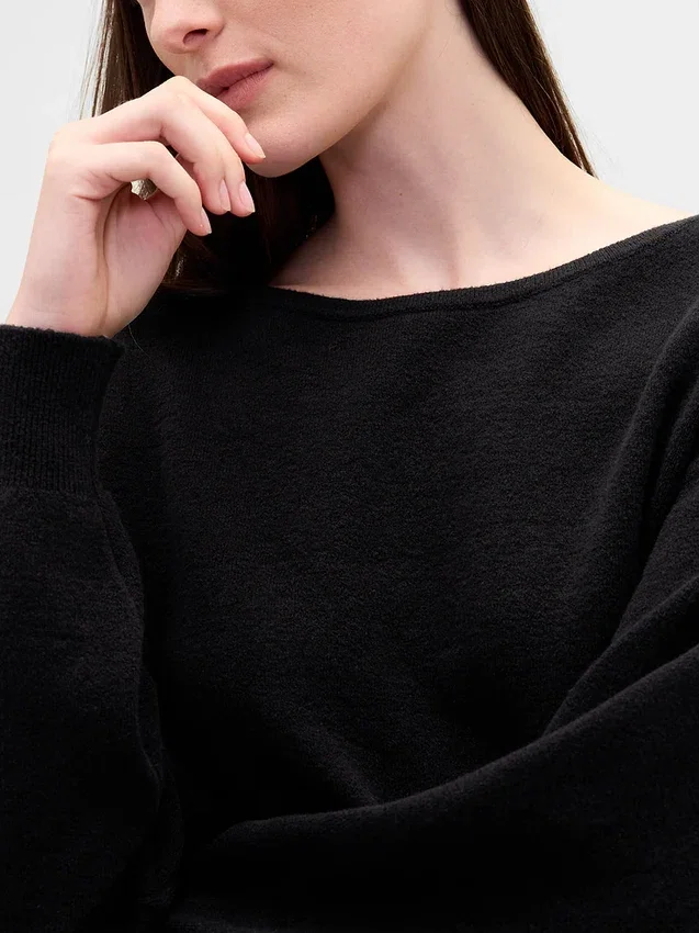 Pull court à manches lanternes extensible CashSoft