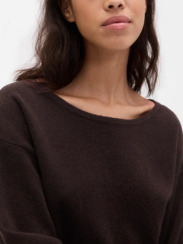 Pull court à manches lanternes extensible CashSoft
