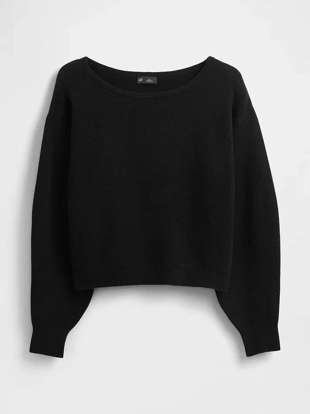 Pull court à manches lanternes extensible CashSoft