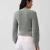 Pull court à manches évasées 100 % coton