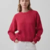 Pull court oversize 100 % coton