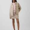 Pull court oversize 100 % coton