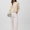 Pull court oversize 100 % coton