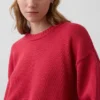 Pull court oversize 100 % coton