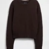 Pull court oversize 100 % coton