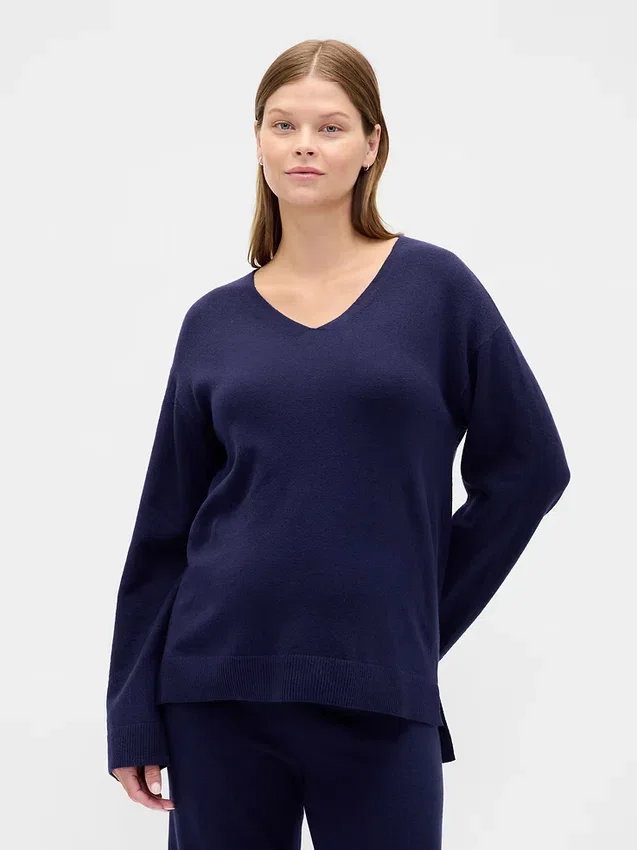 Pull de maternité CashSoft à col en V