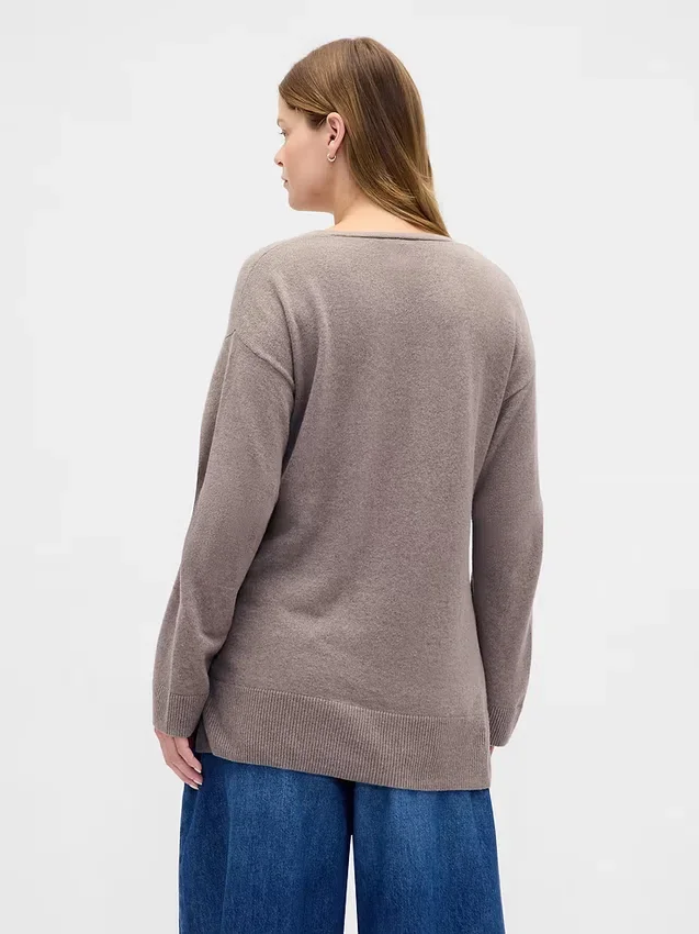 Pull de maternité CashSoft à col en V
