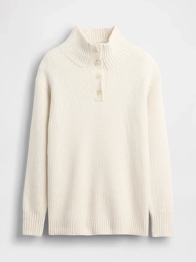Pull de maternité CashSoft à col montant