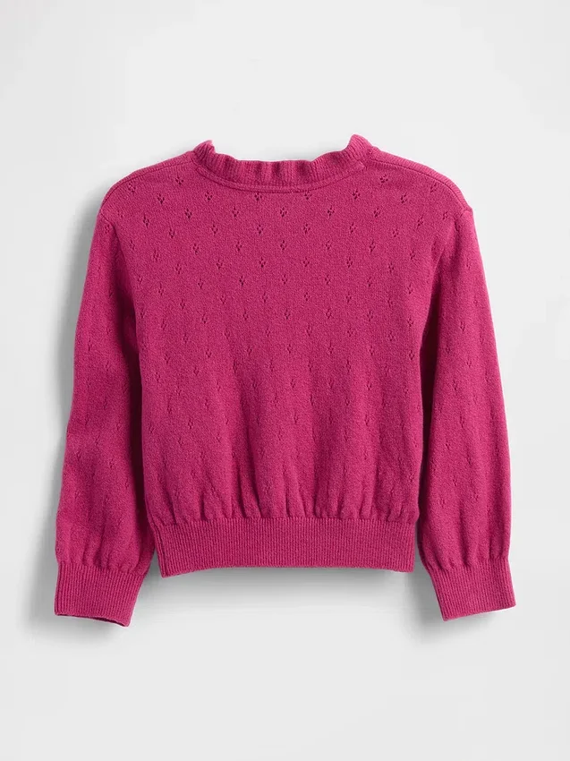 Pull en CashSoft à motif pointelle pour Bébé & Enfant