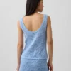 Pull en coton 100 % à mailles pointelles