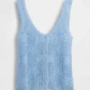 Pull en coton 100 % à mailles pointelles