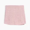 Pull en coton tricoté à torsades pour enfant