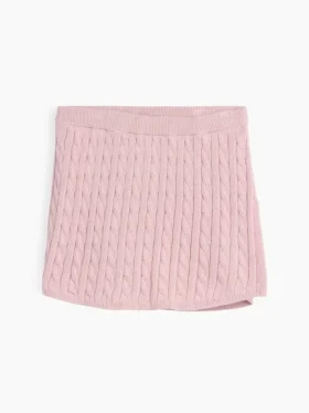 Pull en coton tricoté à torsades pour enfant