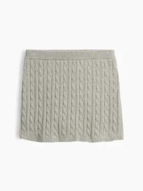 Pull en coton tricoté à torsades pour enfant