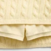 Pull en coton tricoté à torsades pour enfant