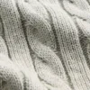 Pull en coton tricoté à torsades pour enfant