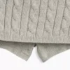 Pull en coton tricoté à torsades pour enfant