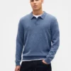 Pull en laine mérinos mélangée