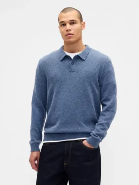 Pull en laine mérinos mélangée