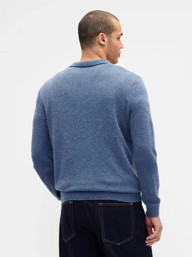 Pull en laine mérinos mélangée