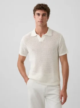 Pull en maille ajourée