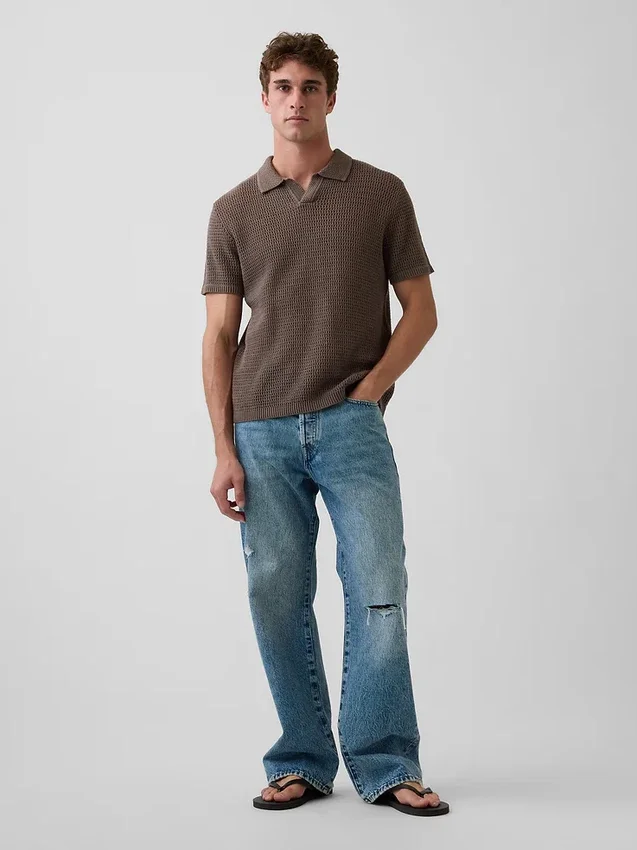 Pull en maille ajourée