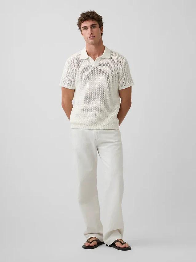 Pull en maille ajourée