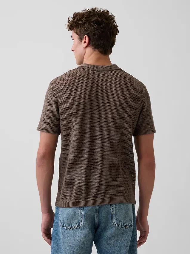 Pull en maille ajourée