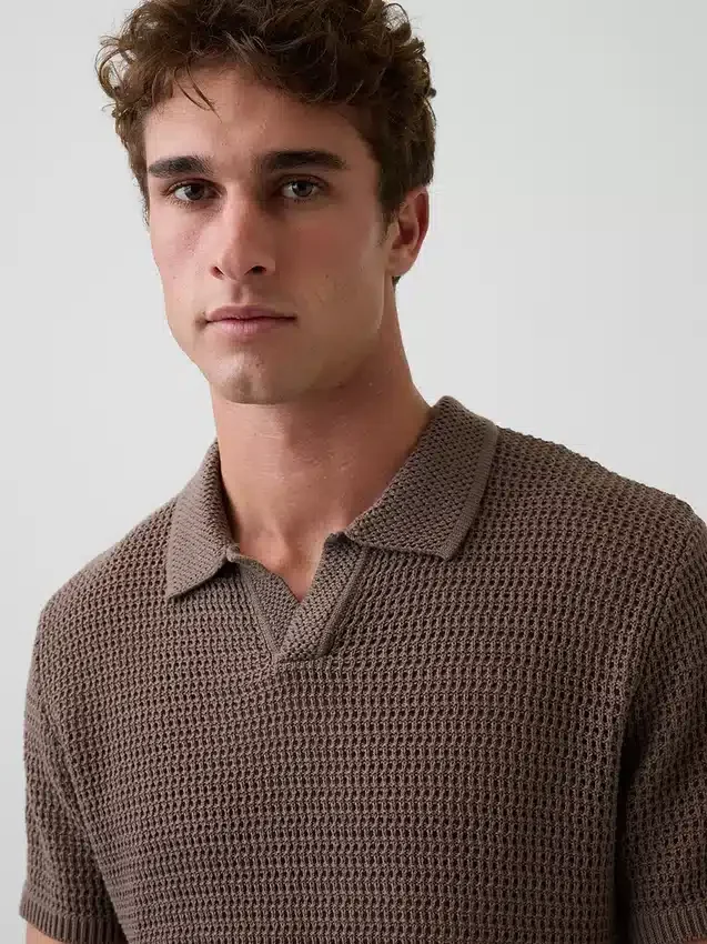 Pull en maille ajourée