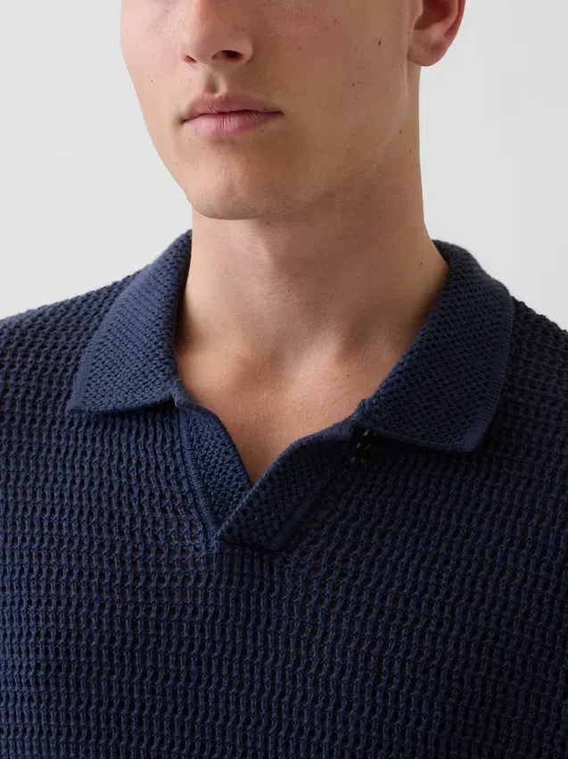 Pull en maille ajourée