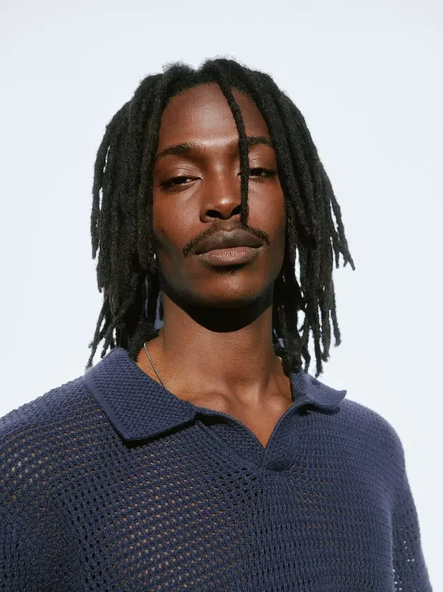 Pull en maille ajourée