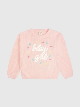 Pull en maille « Sweet Wink Birthday Girl Sprinkle »
